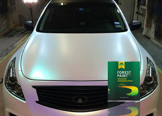 Stereo Perception Gloss Pearl White Car Paint Fixing Sun Damaged Paint On Car