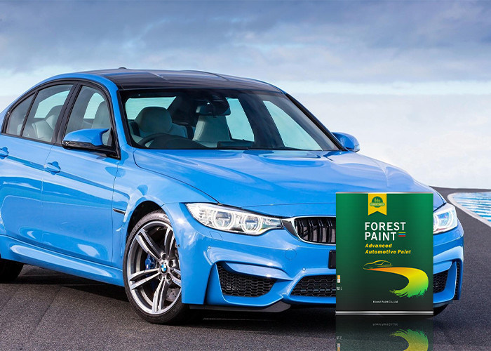 Automotive Color Match Spray Paint 2K Greenish Blue Car Paint