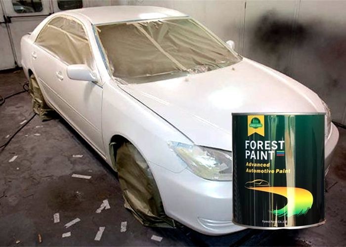 4L/Tin Gloss Pearl White Car Paint Acrylic Automotive Refinish Paint 2