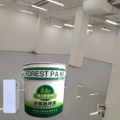 Two Components Epoxy Floor Anti Corrosion Paint Grey Color Wear Resistant