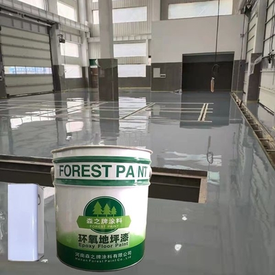 Two Components Epoxy Floor Anti Corrosion Paint Grey Color Wear Resistant