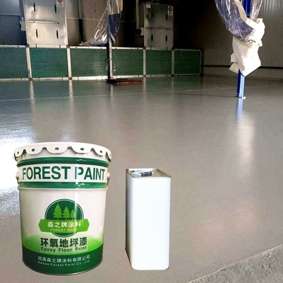 Solvent & Water Based Liquid Epoxy Floor Coating Chemical Grade Easy To Construction
