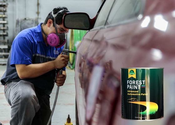 Professional Customized 4L 1K Acrylic Car Paint Fast Drying For Car Materials