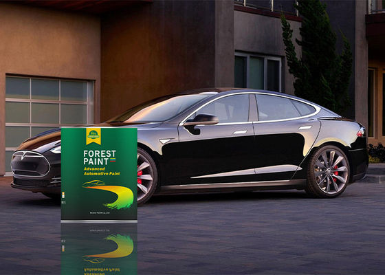 Black 2K Acrylic Car Paint Urethane Base Coat Automotive Paint Good Adhesion