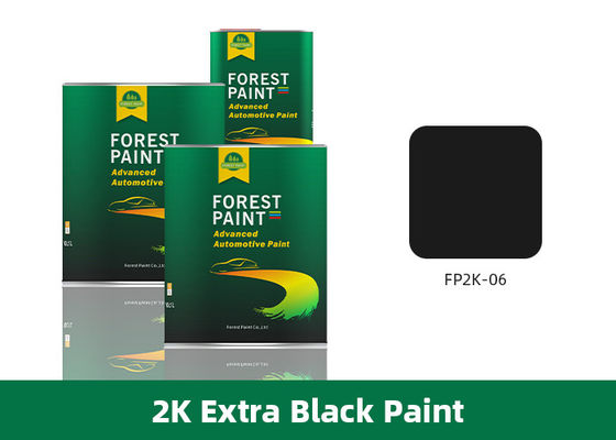 Gloss Retention 2K Acrylic Car Paint 2L Black Touch Up Paint