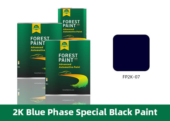 Metallic 2K Acrylic Car Paint Blue Phase Special Black Car Paint Water Soluble