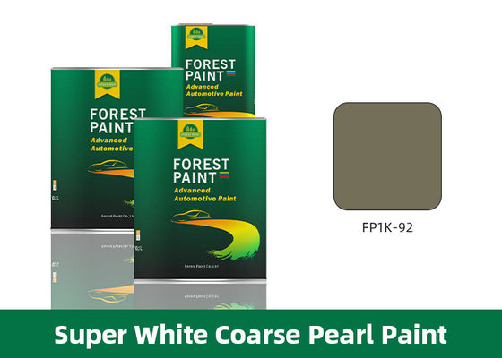 Stereo Perception Gloss Pearl White Car Paint Fixing Sun Damaged Paint On Car