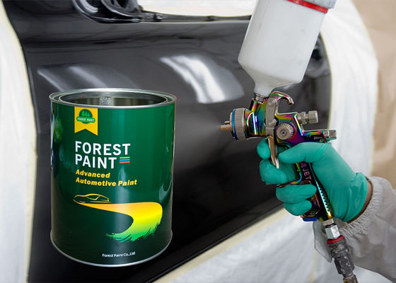 Anti Corrosion Car Paint Strong Resistance , Automotive Clear Coat With Hardener