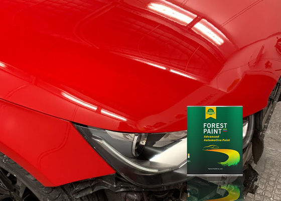 Strong Adhesion Gloss Pearl White Car Paint Red Anti Corrosion Coating For Car