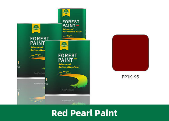 Strong Adhesion Gloss Pearl White Car Paint Red Anti Corrosion Coating For Car