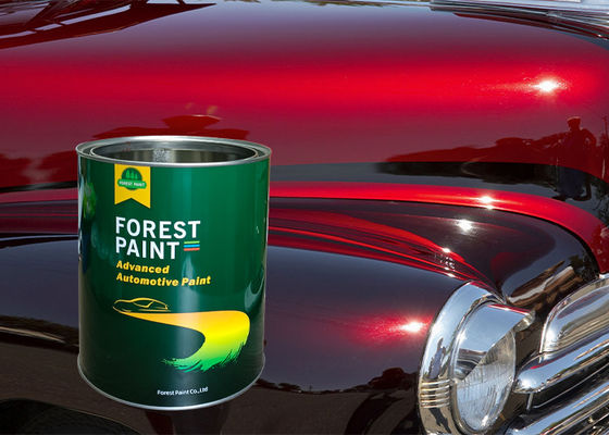 Strong Adhesion Gloss Pearl White Car Paint Red Anti Corrosion Coating For Car