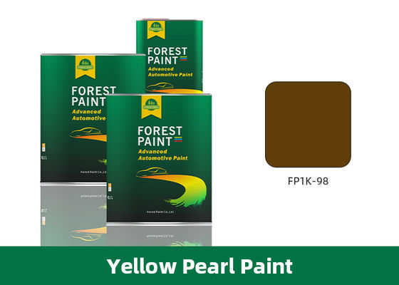 Yellow Pearl Car Paint Scratch Repair , High Gloss Clear Coat For Cars