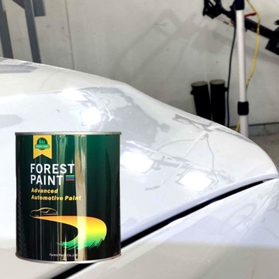 White Color Easy To Spray High Gloss Car Paint For Long Keeping Color Effect