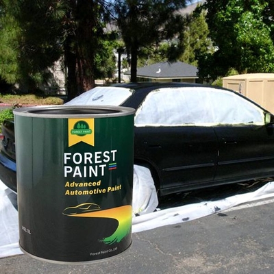 Top Coat 1K Acrylic Car Paint Throughly Black Auto Refinish Basecoat Paint